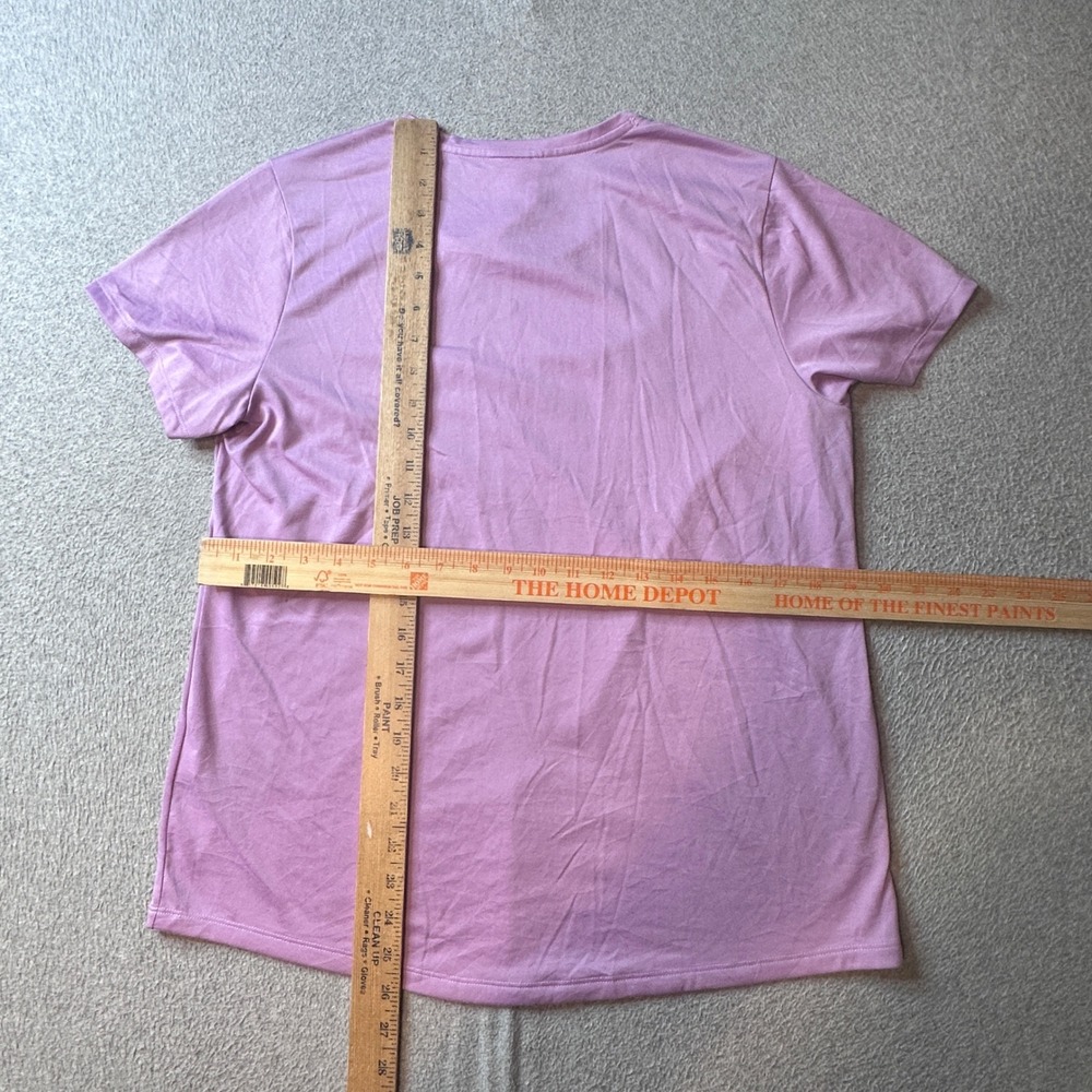 The North Face T-Shirt Womens L Purple Circular Design FlashDry Performance Tee - Picture 7 of 10